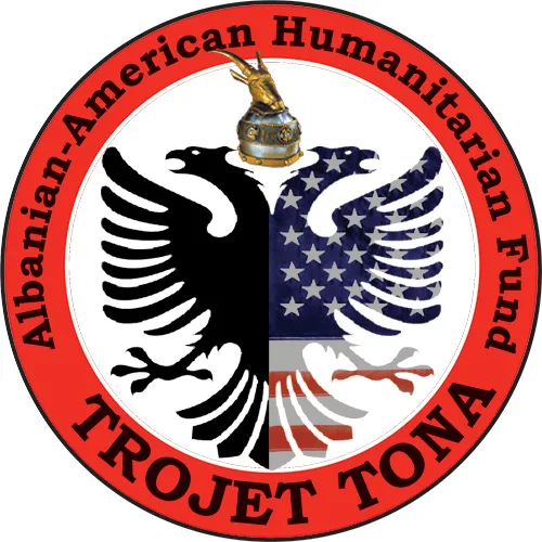 Albanian American Humanitarian Fund "Trojet Tona" logo